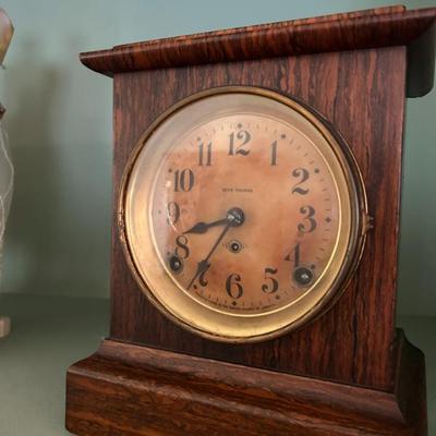 Sale Photo Thumbnail #292: Gorgeous Seth Thomas mantel clock. 