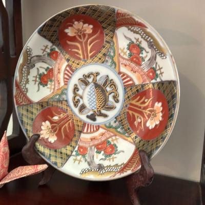 Sale Photo Thumbnail #197: Antique Imari plate. likely over 200 years old now. 