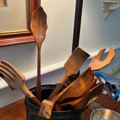 Sale Photo Thumbnail #142: Handmade kitchen utensils. 