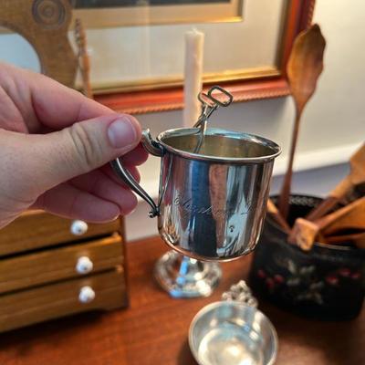 Sale Photo Thumbnail #134: Sterling cup. 