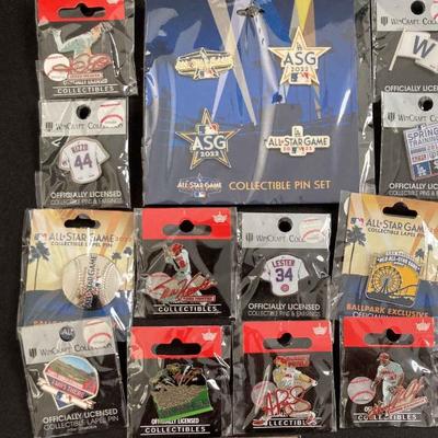 Sh124 b baseball collectible pins