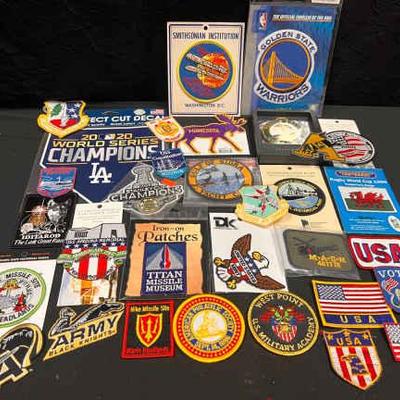 Sh731 vintage patches military and sports