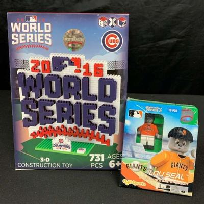 Sh787 brxlz cubs world series giants, lou seal building toys