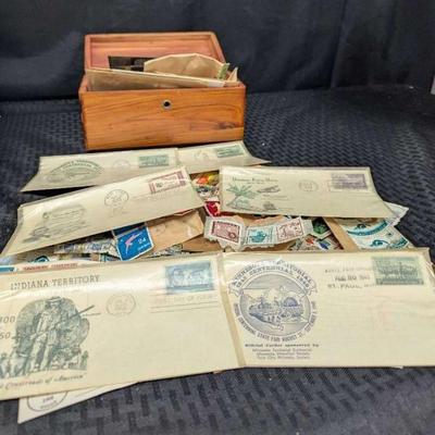 Sh747 mystery vintage stamp lot
