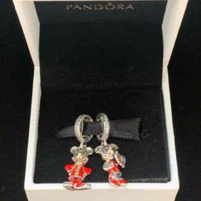 Sh774 pandora lunar new year 2020 mickey and minnie charms