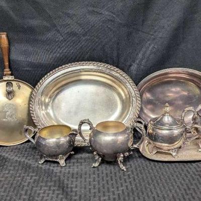Sh727v silverplate serving pieces