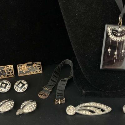 Sh678v vintage art deco jewelry