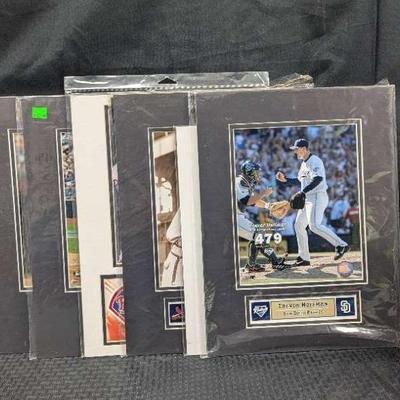 Sh720 mystery lot of mounted mlb photos
