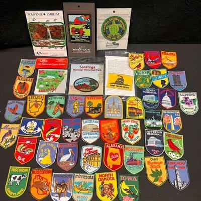 Sh724 vintage patches south midwest, south east and d.c.