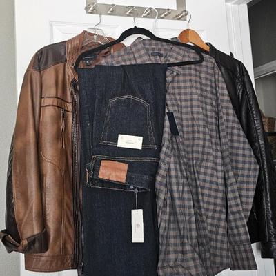 Jacket and new with tags clothing