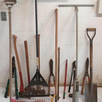 Yard Tools - Gas Cans, Rake, Shovel, Trimmers, Ax++