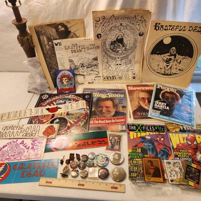 90s Grateful Dead Memorabilia, Pins, Magazines, & Other Pop Culture
