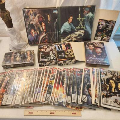 Huge Lot of X Files Trading Cards, Comics, Digests, Calendar - Some Sealed