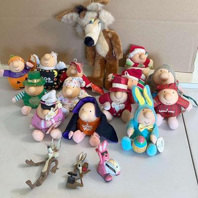 Ziggy Collection - Halloween, Easter, Christmas, + Wile E. Coyote Stuffy & Figures