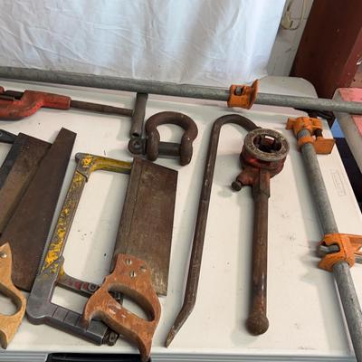 Pipe Clamps & Handsaws - Toledo Pipe Tools, Lawson Products, Sears