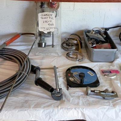 Plumbing & Yard Irrigation-Snakes, Hose Clamps, Pump, Sprinkler Pop Ups++