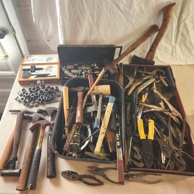 70+pc Vintage Hand Tools - Craftsman, Harrolo, Sears, Vise Grip, Rocket