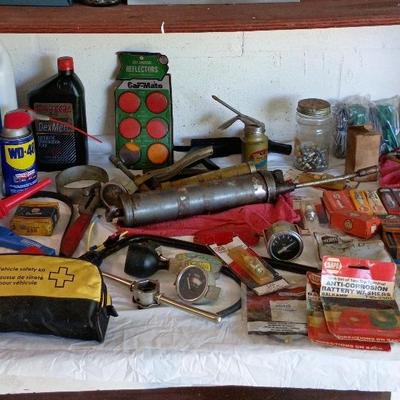 Automotive - Fluids, Jumper Cables, Oil Guns, Spark Plugs, Car Parts, Safety Kit++