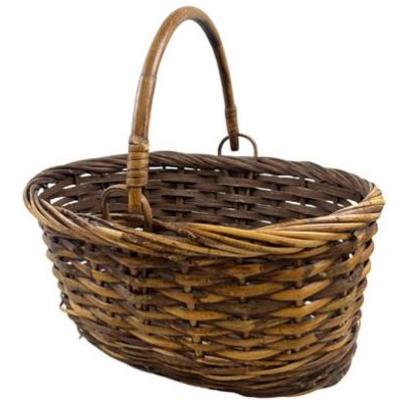 Sale Photo Thumbnail #164: Large Wicker Basket With Handle