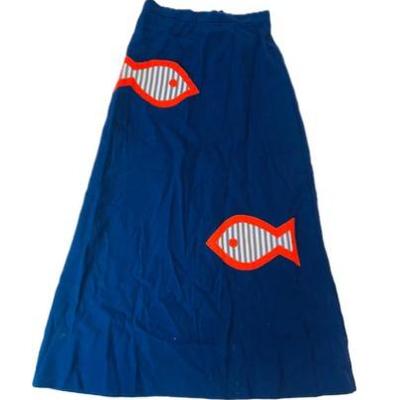 Sale Photo Thumbnail #96: Vintage Florence Eiseman For Bergdorf Goodmans Maxi Skirt With Detailed Appliques - Size 6