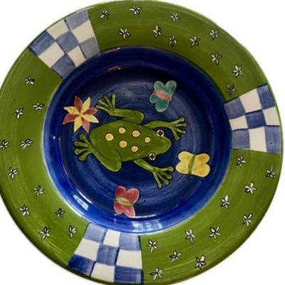 Sale Photo Thumbnail #117: Porcelain 12" Plate Signed " Laurie Gates"
