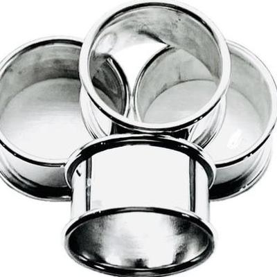 Sale Photo Thumbnail #16: Silver Plate Napkin Rings With Original Box By William Rogers