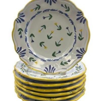 Sale Photo Thumbnail #122: Shafford Hand Painted Italian Bread or Dessert Plates