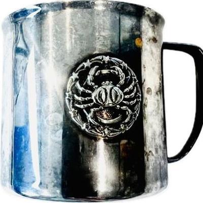 Sale Photo Thumbnail #86: Silver Plate Horoscope Baby Cup - Signed Towle