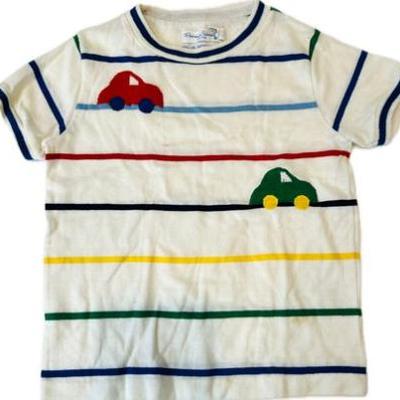 Sale Photo Thumbnail #94: Vintage Florence Eiseman T-Shirt With Car Appliques