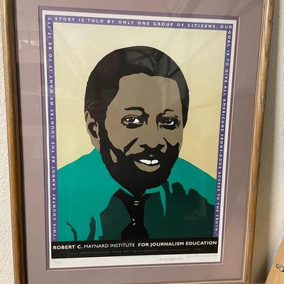 Robert C. Maynard Institute Commemorative Limited Edition Signed Print