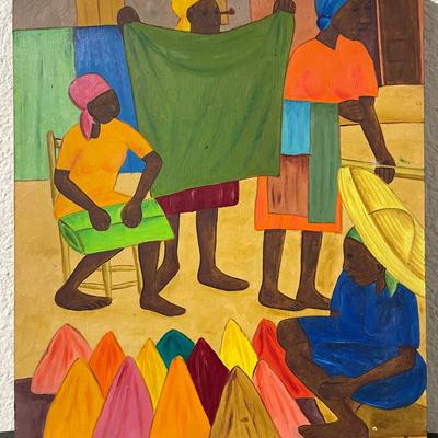 Jean-Baptiste Bottex Signed Oil Painting on Canvas