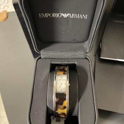 Emporio Armani Ladies’ Bracelet Watch in Original Box With Instructions and Warranty