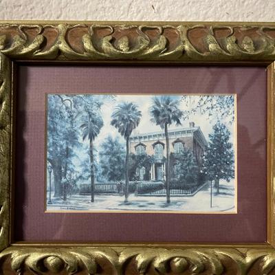 Framed Print of The Mercer House by Essie DeLoach