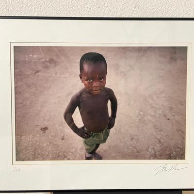 Framed Photograph Titled ‘Ukundi,’ Signed by Bryan Monroe, 1995