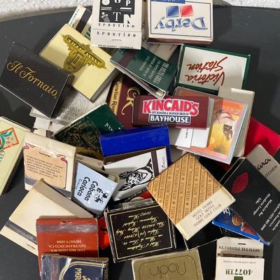 Matchbook Covers and Matchboxes