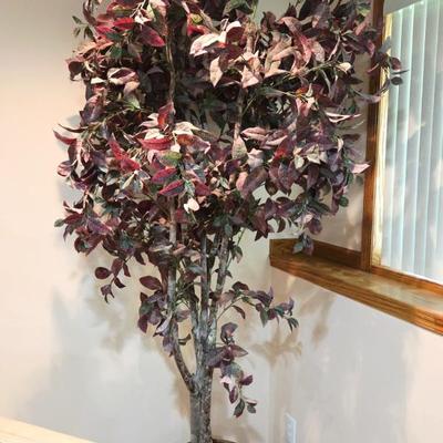 large faux fake tree