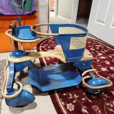 vintage children's play seat