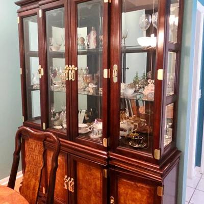 chinoiserie china cabinet