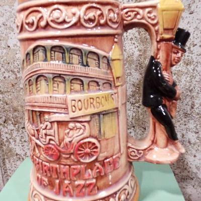 new orleans ceramic stein