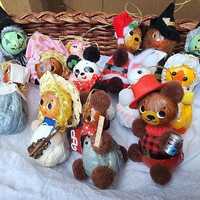 Christmas Nut Ornaments 