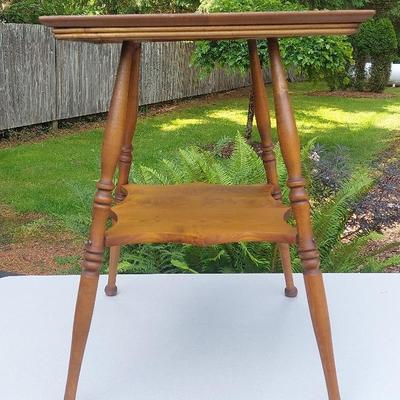 Vintage Accent Wooden Table #2