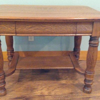 Antique Library Table 