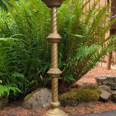 Barley Twisted Church Floor Candlestick