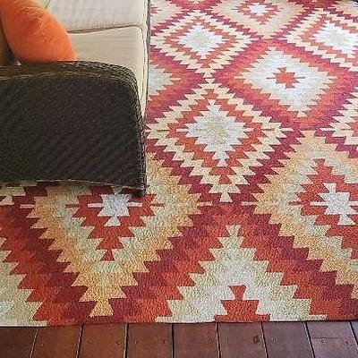 Momeni Veranda 8 x 10 Indoor/Outdoor Ikat Area Rug
