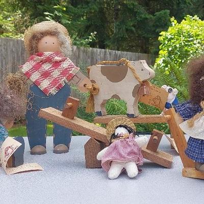 Lizzie High Wooden Dolls