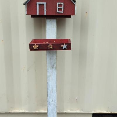 Bird House And Feeder