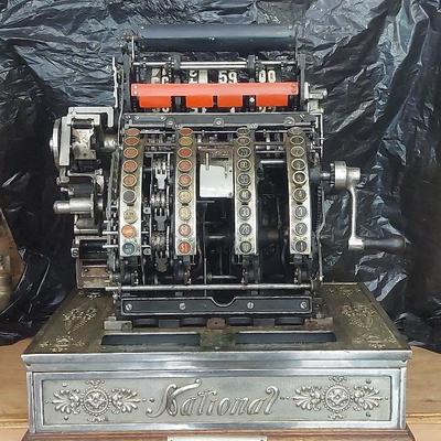 National Vintage Cash Register 