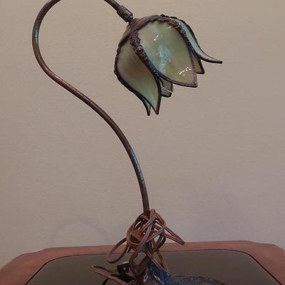 Art Nouveau Style Lily Lamp 