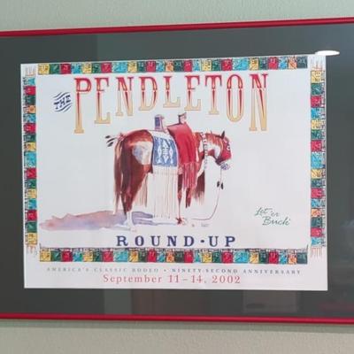92nd Anniversary of the Pendleton Round-Up, Held from September 11-14, 2002 Poster/Flyer 