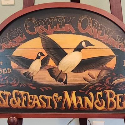 "Goose Creek Ordinary," Sign